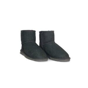 Burlee Australia Women's Classic Mini Sheepskin Boots - Black